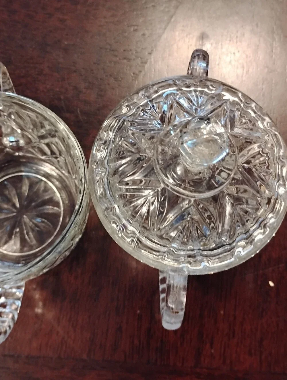 2 Anchor Hocking Sugar Bowls And Toothpick Holder See Description